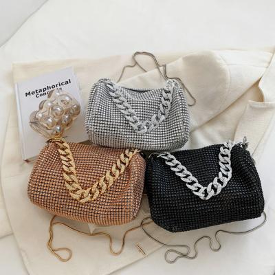 China High Quallity Luxury Party Crystal Bag Factory Wholesale rhinestone Clutch Purse Evening Bag banquet Handbag for sale