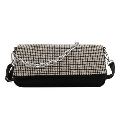 China Other Evening Bags Rhinestones Small Day Clutches Silver Gold Crystal Wedding Party Handbags for Women for sale