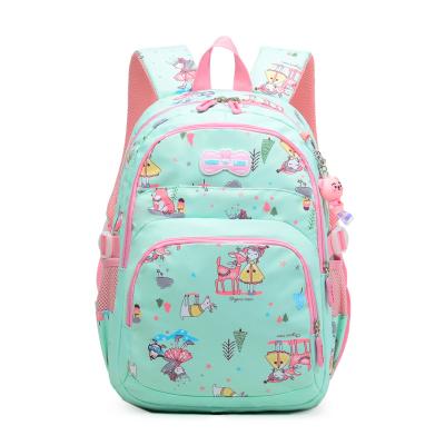 China Waterproof Fashion Popular style large capacity waterproof  many kinds of color  choice children's cartoon  bear pendants schoolbag for sale