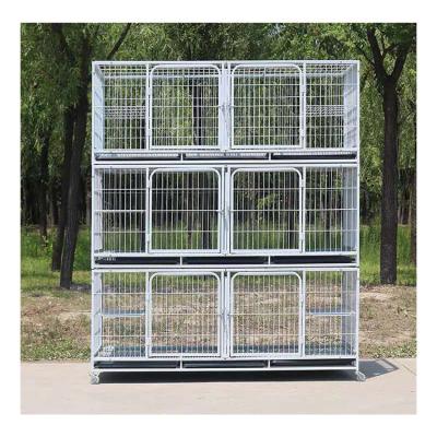 China Pet Shop Wholesale High Quality Steel Breeding Cage For Pigeon Multilayer Cage for sale