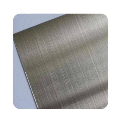 China Building Decoration Cold Rolled 201 Hairline Polished 202 Perforated Metal Stainless Steel Sheet for sale