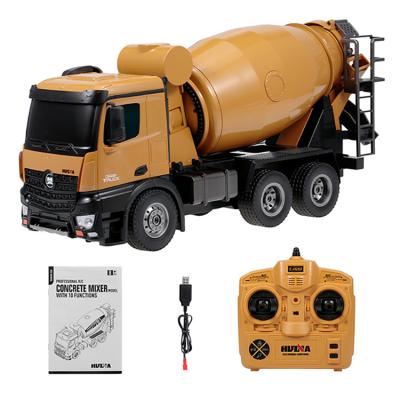 China 2021 RC Hobby New Arrival 1:14 Excavator RC Metal Concrete Mixer Truck 1574 Toy Model Truck for sale