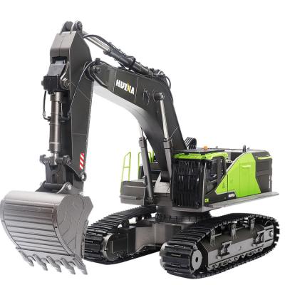 China 2021 New RC Hobby 1:14 Model Building Truck Remote Control Toys RC Alloy Excavator For Kids for sale