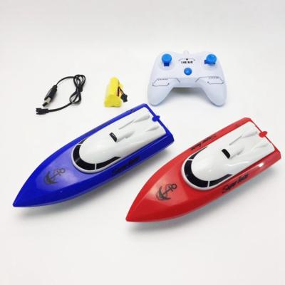 China High Quality High Speed ​​Electric Remote Control Professional Boat Toys Waterproof Speedboat Model RC High Speed ​​Racing Boat With LED Lights for sale