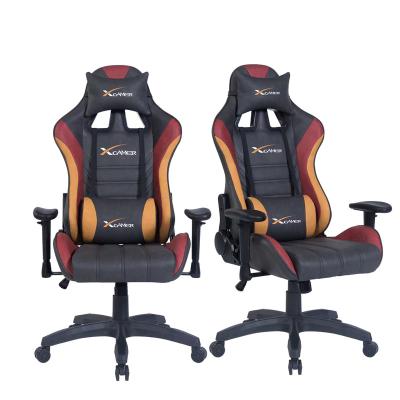 China Custom leather adjustable living room mobile back cheapest cpu cooling reclining computer packing gaming chair gamer for sale