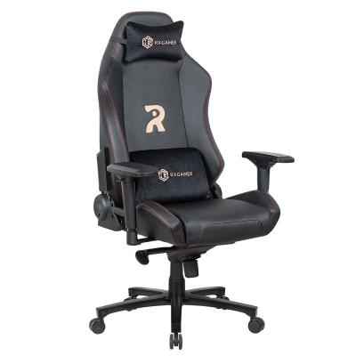 China Factory Cheap High Back PU Executive Black Cooling Leather Adjustable Comfortable Gaming Chair for sale