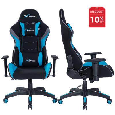 China Modern Office Ergonomic Swivel PC Gamer Gaming Chair Cooling Luxury Custom Comfortable Adjustable Convertible Leather Game for sale