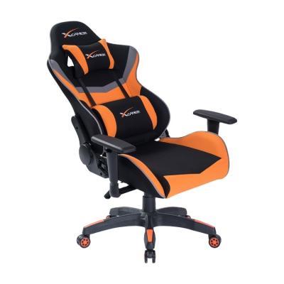 China Premium high quality high quality leather orange soft gaming PU back gaming comfortable cooling chair with armrest for sale