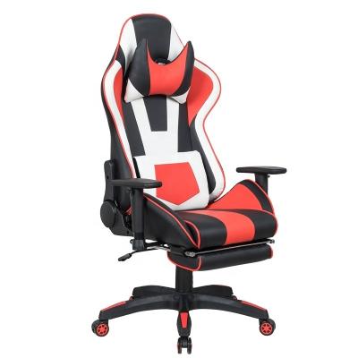 China Factory Direct Sale Adults Gaming Adjustable Back Rocking Chair (High Waist) Racing Style Gamer Chair With Footrest for sale