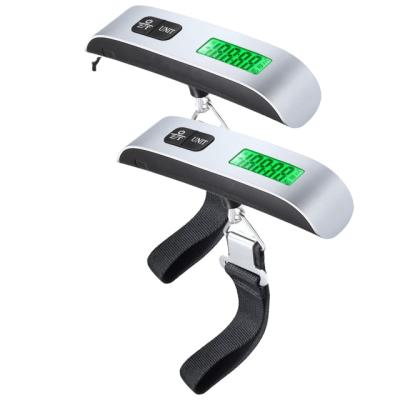 China Low Power Indicator Portable Travel Luggage Hanging Electronic Scale With LCD Digital for sale