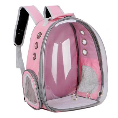 China Stocked Newly Design Cat Cages Transport Pet Backpack Adjustable Carrier Airline Approved for sale