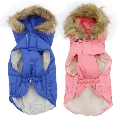 China 2021 Pet Dog Clothes Wholesale Luxury Winter Designer Viable Warm Jackets Hide Dog Coat For Small Large Dog for sale