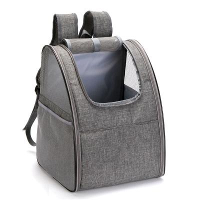 China Pet Folding Breathable Mesh Cat Carrying Backpack Bag Portable Breathable Pet Carrier Backpack Dog Carrier Bag for sale