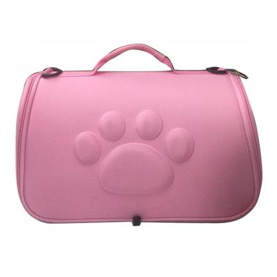 China Portable EVA Single Shoulder Pet Carrier Breathable Pet Travel Portable Dog Cat Bag for sale