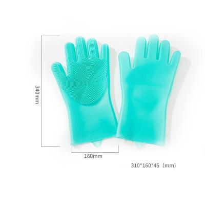 China Viable Dog Hair Removal Cat Pet Glove Bath Washing Gloves Cat Grooming Gloves Five Fingers Hair Brush for sale