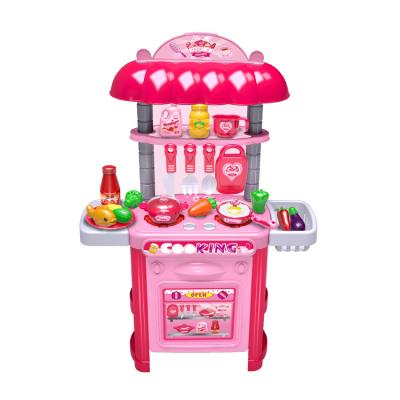 China Plastic Pretend Play Toys For Kids Kitchen Cooking Play Set Kitchen Toys for sale