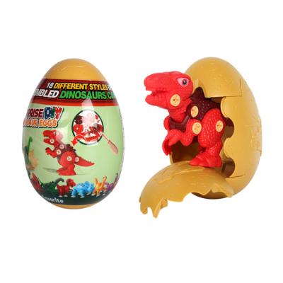 China Educational DIY Toys Amazon Hot Sale Dinosaur Egg DIY Toys For Kids Mini Dinosaur Toys Plastic Dinosaur Set Toy for sale