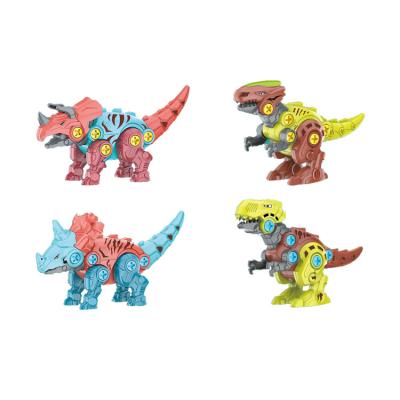 China Educational DIY Toys Amazon Hot Selling Educationa DIY Disassemble Assembly Dinosaur Toys For Children for sale