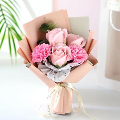 China Romantic Handmade Valentine's Day Gift Birthday Gift Romantic Artificial Creative Soap Flowers for sale