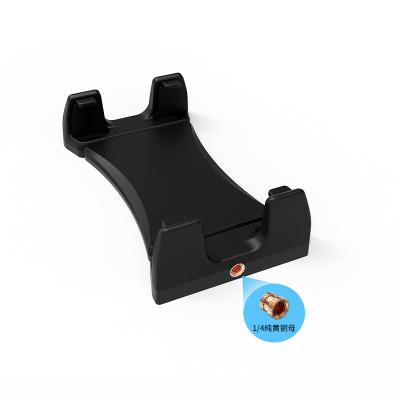 China Universal Tripod Mount Adapter Tablet Clamp Holder Fits Air and Most Ipad Tablets and Smartphones PHD438 for sale