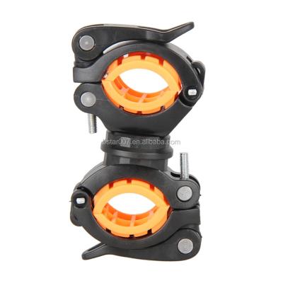 China New Mount Bike Clamp Clip LED Flashlight Torch Light Recycling Holder BHD034 for sale