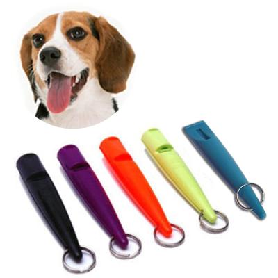 China Viable Pet Training Dog Hiss Stop Bark Training Whistle Pet Products for sale