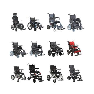 China Physical Therapy Aluminum Rehabilitation Equipment wholesale Aluminum wheelchair foldable lightweight electric power wheelchair for portable for sale