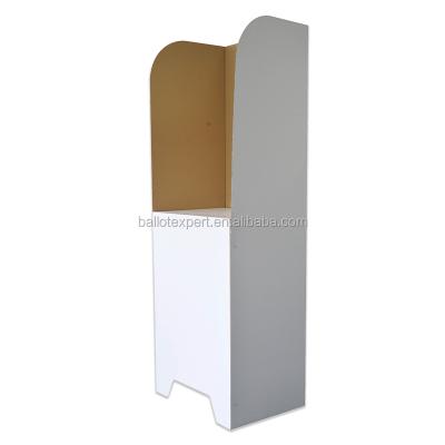 China Custom Plastic Election Campaign Factory Cardboard Voting Booth Metal Election Booth for sale