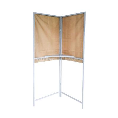 China Eco - Friendly Design Folding Table Election Booth Stand Metal Voting Booth for sale