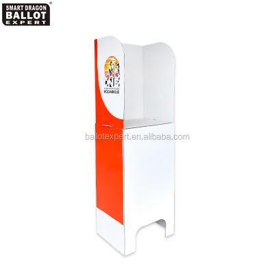 China Custom Paper Cardboard Voting Booth Plastic Election Voting Booth for sale