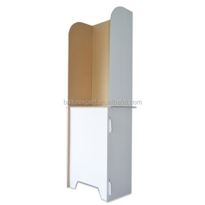 China Lightweight Folding Voting Booth Cardboard Election Voting Table for sale