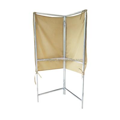 China New Custom Metal Eco-friendly Design Foldable Voting Booth Voting Table For Eelection Campaign for sale