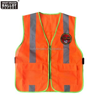 China Anti-pilling safety apron invest reflective vests reflective reflective jacket and safety vest for sale