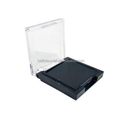 China Hot Sale Eco-friendly Black Ceramic Fingerprint Pad For Office Stamp Sale Election Fingerprint Pad for sale