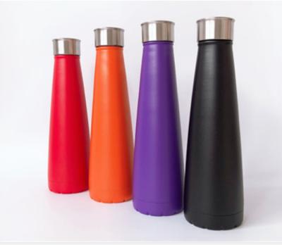 China Senhua 450ml Double Wall Stainless Steel Sustainable Bulk Vacuum Insulated Custom Hot Water Bottle for sale