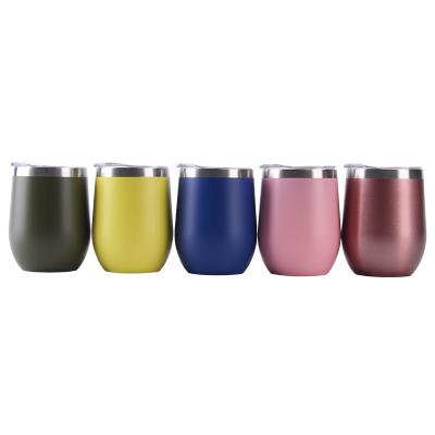 China New 12oz Viable Beauty Amazon Stainless Steel Hot Selling Customized Sip Wine Tumbler for sale