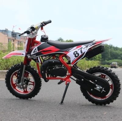 China 2.4L Tank Racing Dirt Bike 49cc 50cc 2 Pull Start Powered Mini Bike zu verkaufen