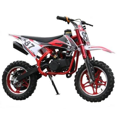 China 2 Stroke Electric Motorcycle Dirt Bike 49cc 50cc Mini For Small Kids zu verkaufen