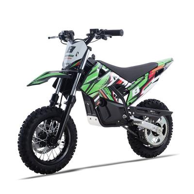 China Kick Start Motorcycle 500W Electric Dirt Bike Pit Bike with Big Wheel Electric Dirt Bikes for Kids Motocross Front:2.5-10 Rear:2.5-10 zu verkaufen