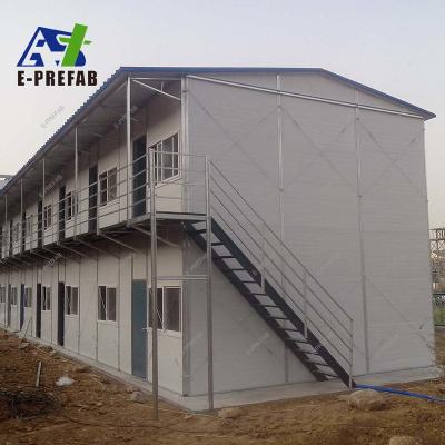 China Stuff Dormitory Worker Offices Two Floor Modular Prefab House K House in Camp prefab cabin house for sale