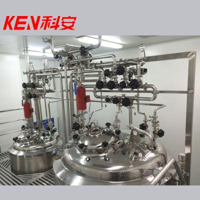 China Factory Price Electronics Grade High Shear Emulsifier Pharmaceutical Daily Chemical Sanitory Homogenizer Food Mixing Tank For Liquid Pharmaceutical Ingredients for sale