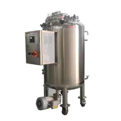 China Liquid Liquid Mixing Tank With Jacket Magnetic Stirring Pharmaceutical Prep Tank for sale