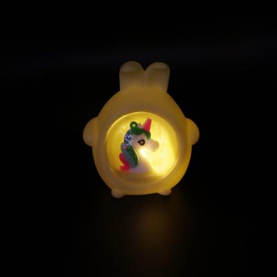 China High Quality And Durable Modern Chicken Shape Home Decoration Night Light Battery LED Warm Yellow Lights for sale