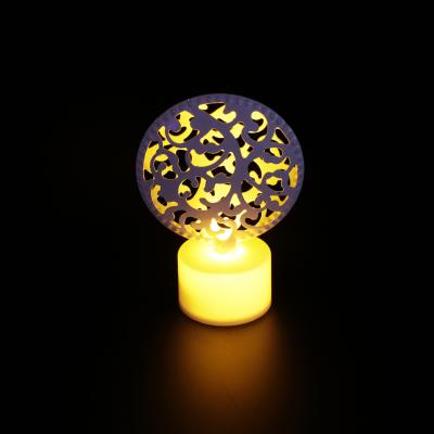 China Relighting Candle Diwali Ramadan Decoration High Quality Moroccan Ball Lights Tea Light Candle 12pcs Set Night Light Portable witn Built Battery for sale