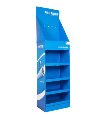 China Single Sided Toothbrush Display, Supermarket Pop Corrugated Cardboard Display, Cardboard Shelf Rack / Corrugated Cardboard Display for sale