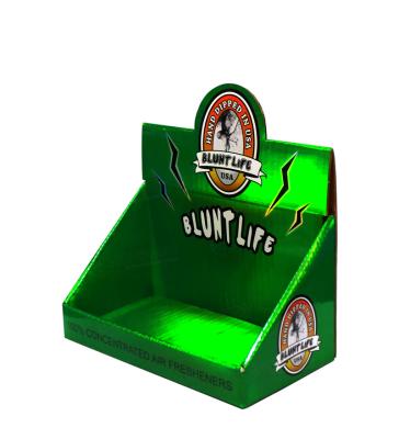 China New Arrival Custom High Quality Eco-friendly Design Counter Promotion Recyclable Cardboard Display For Beverage POP Display For Sanitize for sale