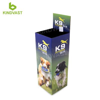 China Factory direct sales custom cheaper high quality cardboard corrugated gog toys advertising or promotion show trash can for supermarket for sale