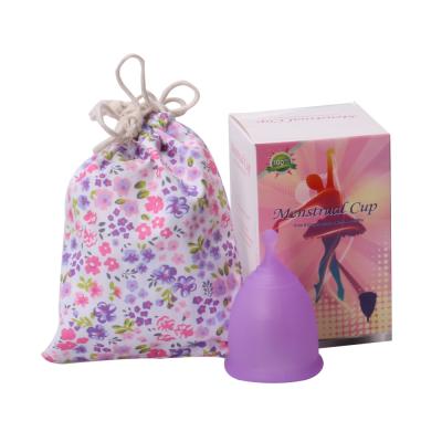 China Alternative For Organic Customized Reusable Menstrual Drain Cup And Menstrual Pads Cup for sale