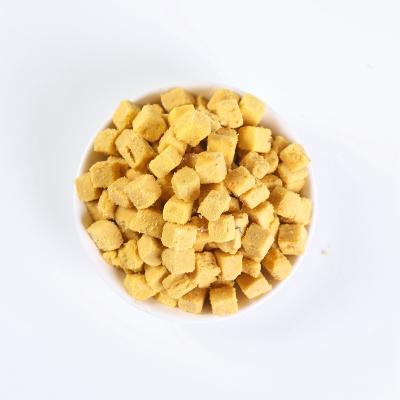 China Sustainable No Addition OEM/ODM Pet Treat Freeze Dried Quail Egg Yolk Pet Snacks With High Protein for sale