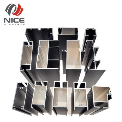 China Factory Wide Application T5 T6 6063 Wall Angle Aluminum Square Round I Shape Wood Rail Custom Grain Aluminum Extrusion Aluminum Profile for sale